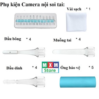 Camera nội soi Tai tặng kèm lấy ráy tai (hỗ trợ smartphone android và máy tính)