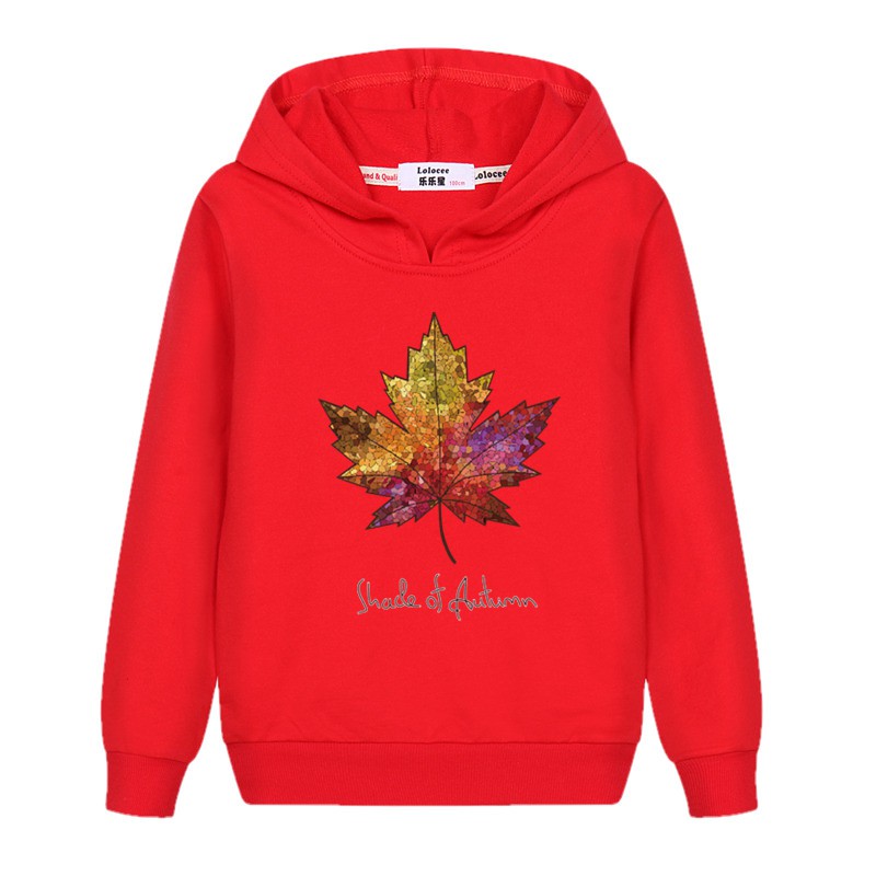 Autumn Design Maple Leaf Weed 3D Print Hooded Sweatshirt Pullover Hoodies