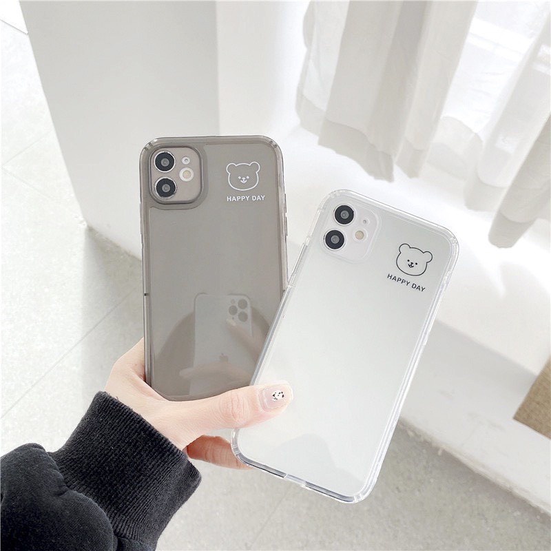 Ốp Lưng Iphone Trong Suốt,Chống Sốc bảo Vệ Camera Hình Gấu ip 7Plus,8Plus,x,xs,xsmax,11,11promax,12,12promax,13,13promax
