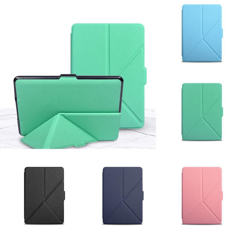 Bao da nắp gập P14 có nam chân hít thiết kế độc đáo cho Kindle Paperwhite 1 2 3 PU leather case for 2018 new Amazon .