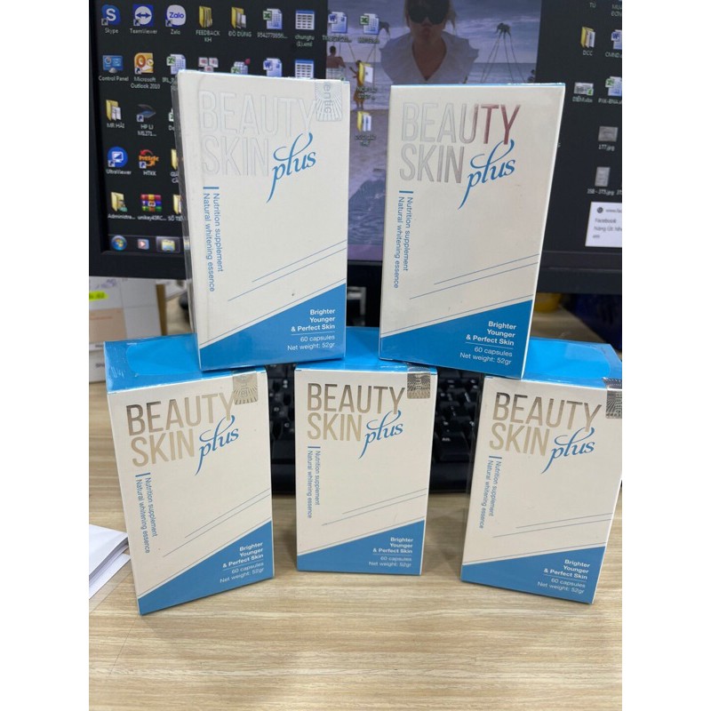 Viên uống trắng da, mờ nám bổ sung collagen Beauty Skin Plus- 60 viên