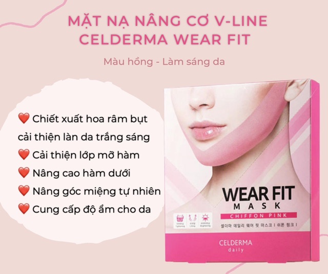 MẶT NẠ NÂNG CƠ V-LINE CELLDERMA