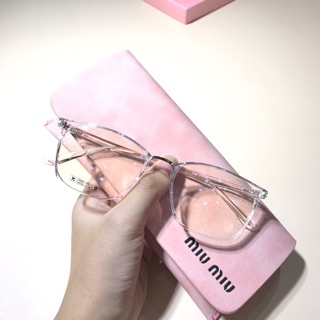 Kính gọng mắt vuông nhựa dẻo - d002166