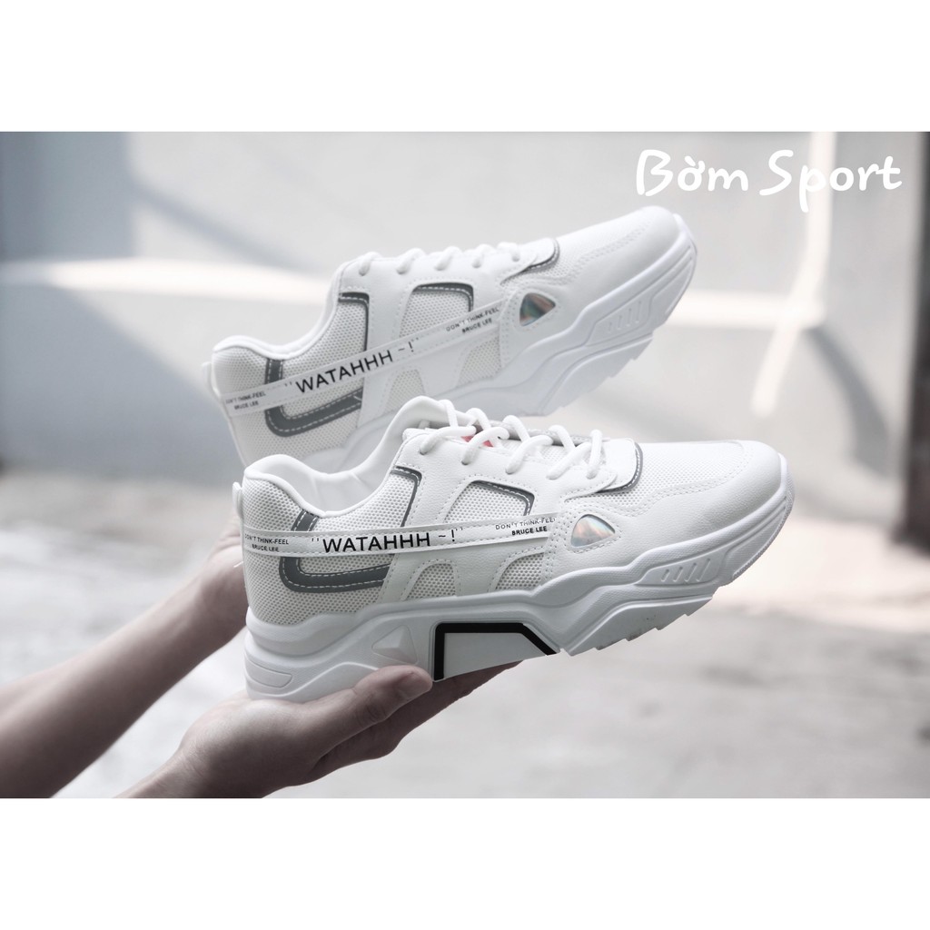 Giày thể thao sneaker nam phong cách trẻ trung 2020 - 015 trắng