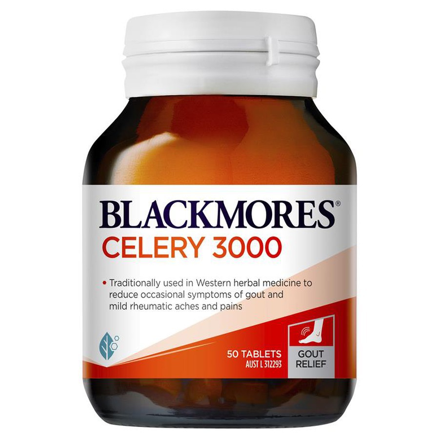 Free Ship Viên uống Gout Blackmore Celery 3000mg mẫu mới