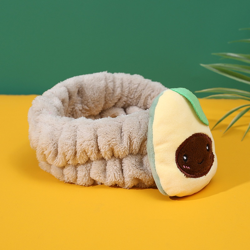 Băng đô cài tóc hình quả bơ dễ thương phong cách Hàn Quốc