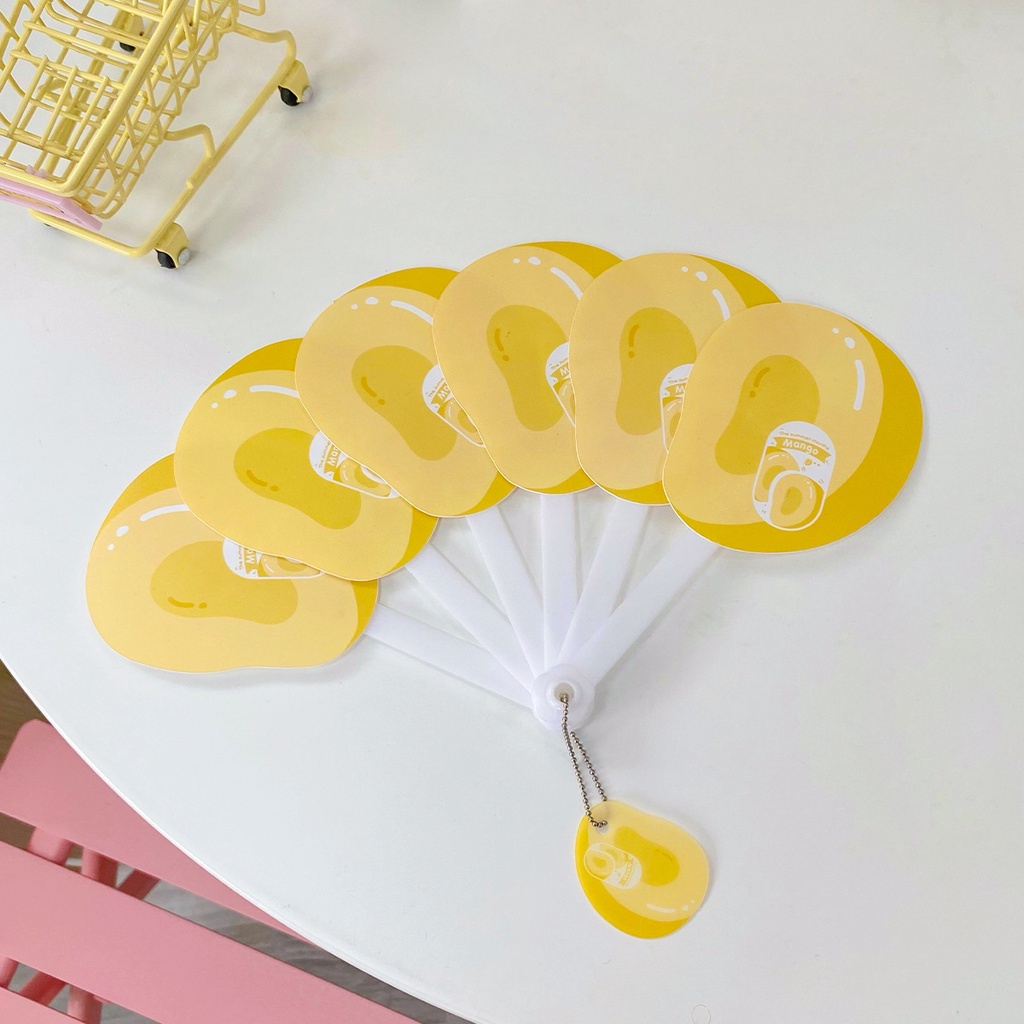 Quạt Xếp Cầm Tay 60% Họa Tiết Hoạt Hình Sáng Tạo Dành Cho Học Sinh