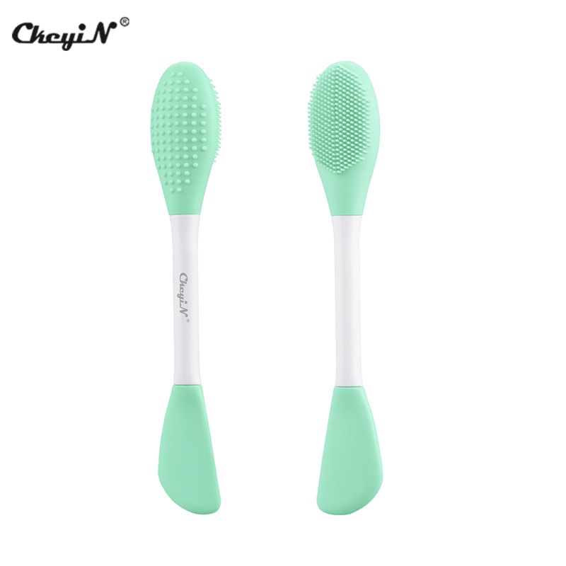 Cọ rửa mặt CkeyiN MR653 bằng silicon hai đầu làm sạch mụn đầu đen mát xa da
