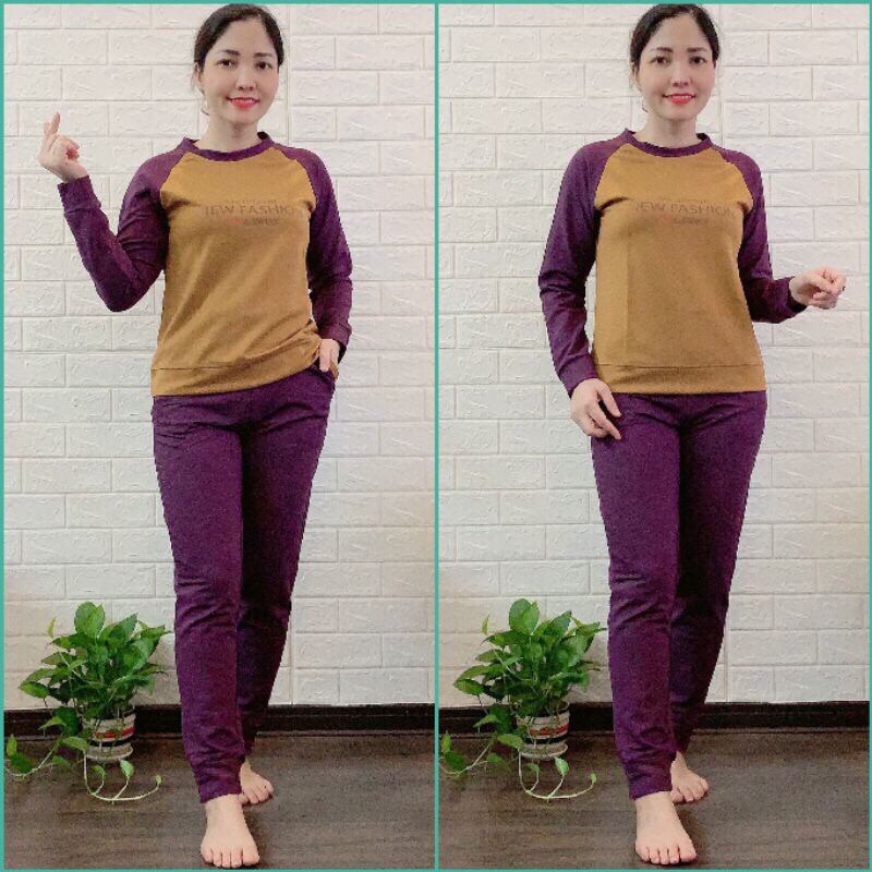 Bộ Đồ Nỉ Mặc Nhà Thể Thao Hàng xuất khẩu