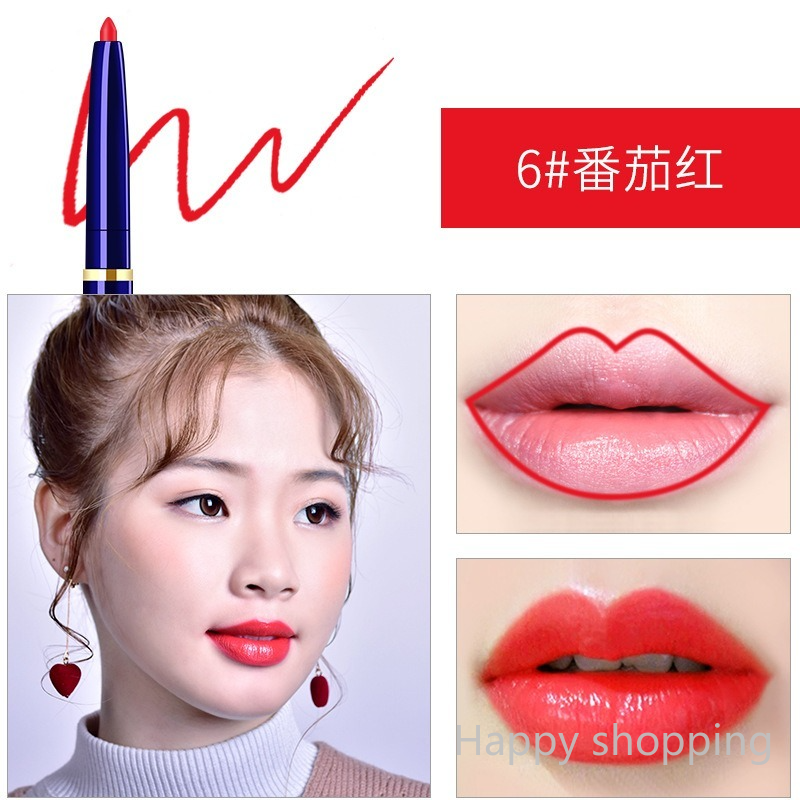 (Hàng Mới Về) Chì Kẻ Viền Môi Hai Đầu Màu Sắc Thời Trang | BigBuy360 - bigbuy360.vn