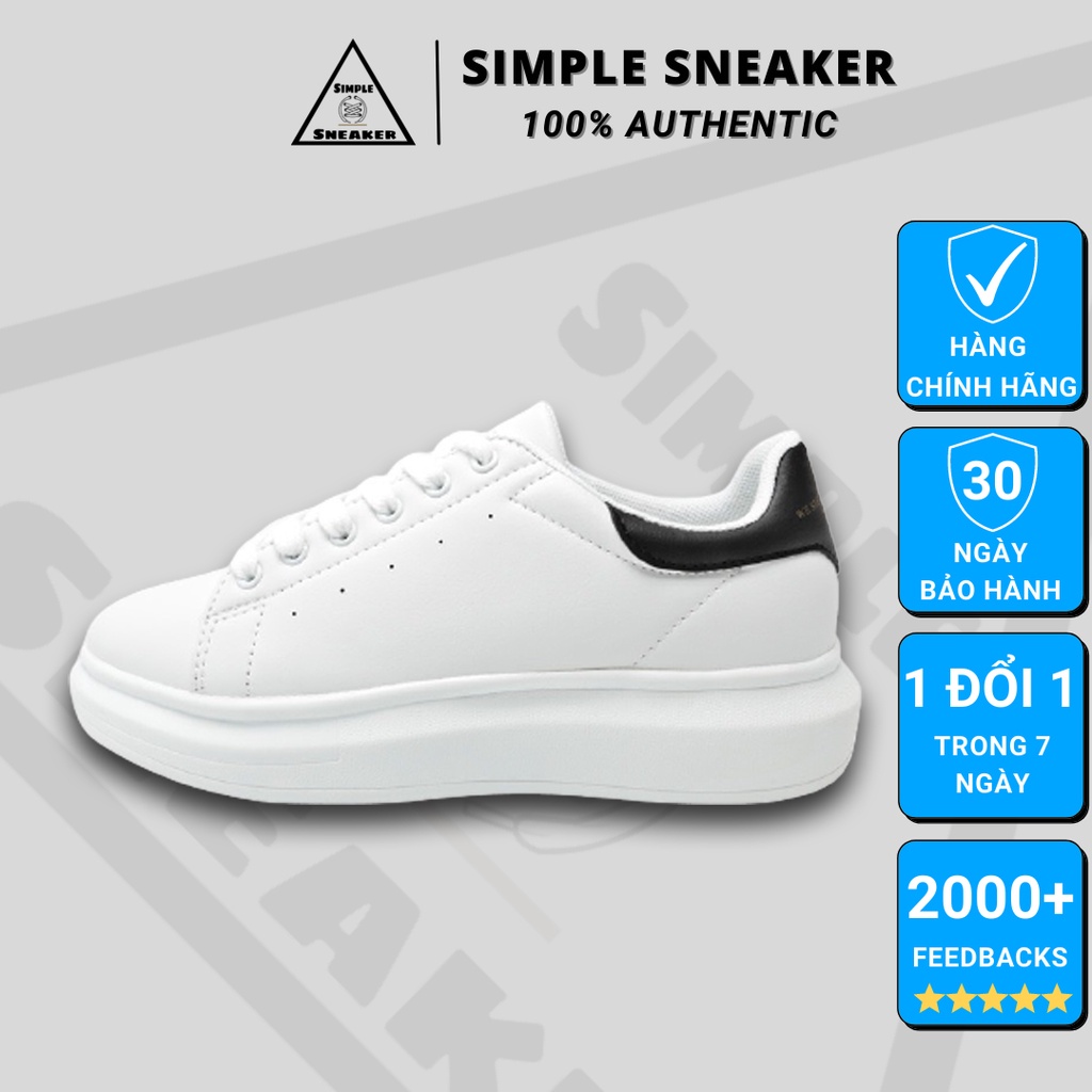 Giày Domba High Point BlackFREESHIPDomba Gót Đen Chính Hãng - Giày Domba Hàn Quốc Chuẩn Auth - Simple Sneaker