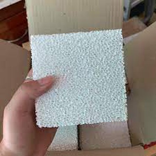 Sứ Tàu Hũ Ceramic Chính Hãng Loại 1 (10x10x5cm) - Sứ Lọc Nước, Loại Bỏ Amoniac, Nitrat Cho Bể Cá