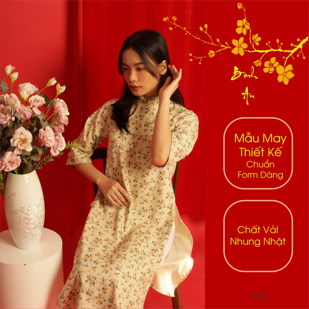 Áo Dài Cách Tân [ HÀNG THIẾT KẾ NHÀ MAY CHUYÊN NGHIỆP ] Chuẩn Form Dáng erosbyblink TK302 | BigBuy360 - bigbuy360.vn