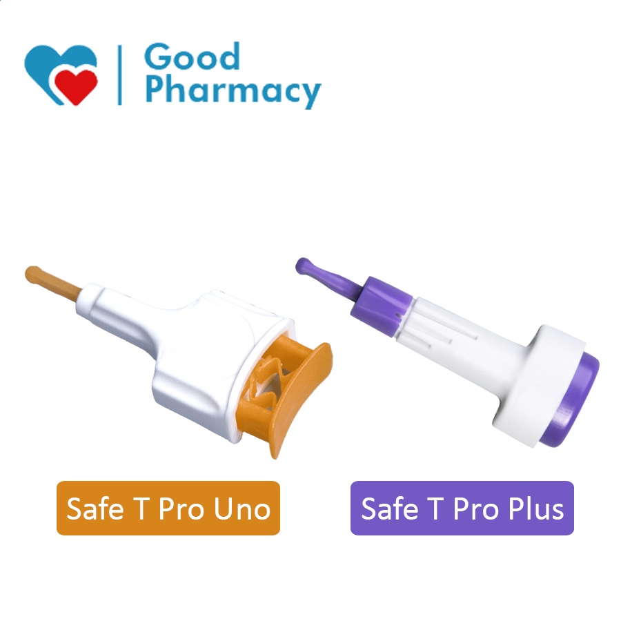 Thiết bị lấy máu đã có kim Accu-Chek Safe T Pro Uno / Plus giúp lấy máu xét nghiệm, test, nặn mụn gần như không đau