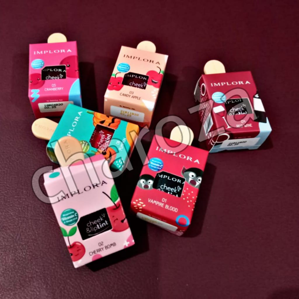 (hàng Mới Về) Son Tint Implora Trang Điểm Chuyên Nghiệp