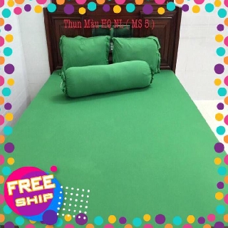 [XẢ HÀNG] Bộ Drap Thun Màu Hàn Quốc Mát Lạnh