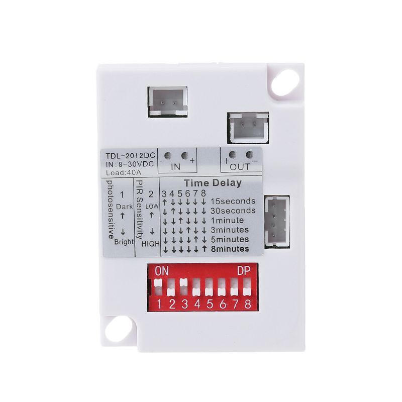 Cảm Biến Chuyển Động Hồng Ngoại TDL-2012 12VDC Cao Cấp