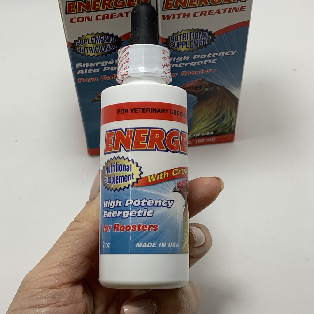 ENERGEN NHỎ TRƯỚC ĐÁ TĂNG BO, NĂNG LƯỢNG CHO GÀ ĐÁ CHAI 60ML