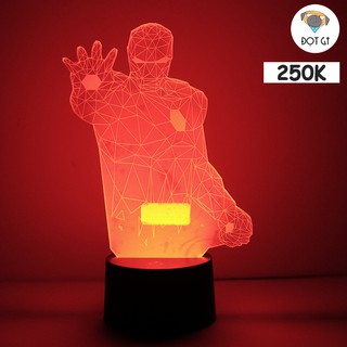 Đèn led3D trang trí Iron Man