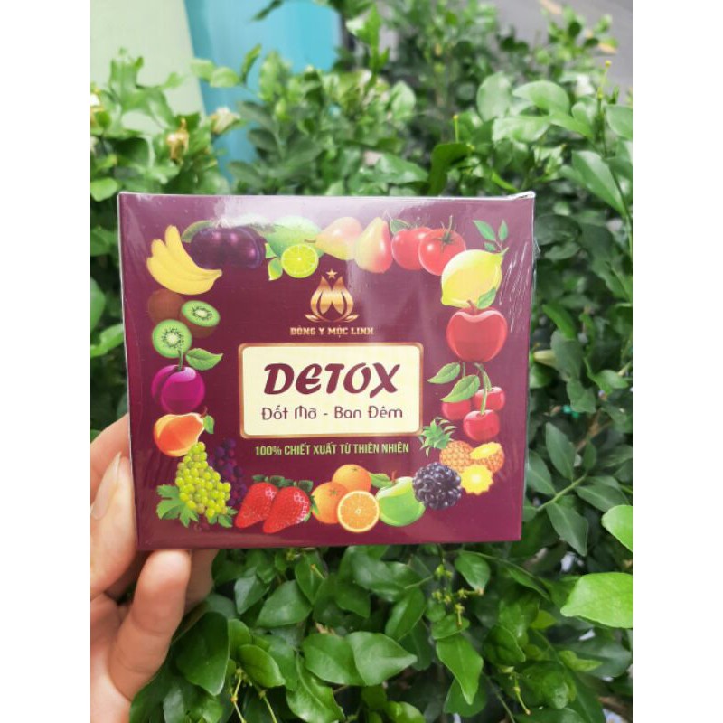 ( chính hãng 100%) 1 Hộp Detox tan mỡ ban đêm slim x3 date mới