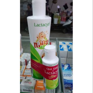 Sữa Tắm LACTACYD MILKY 250ML tặng lọ 50ml