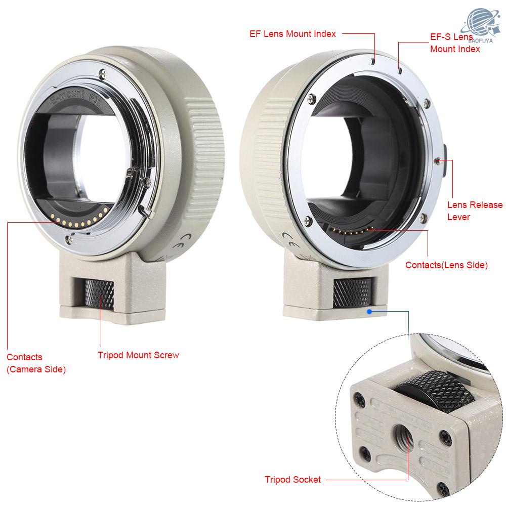 Vòng Nối Lấy Nét Tự Động Andoer AF EF-Nexi Cho Ống Kính Máy Ảnh EF EF-S NEX E Mount 3/3N/5N/5R/7/A7/A7R/A7S/A5000/A5100/A6000