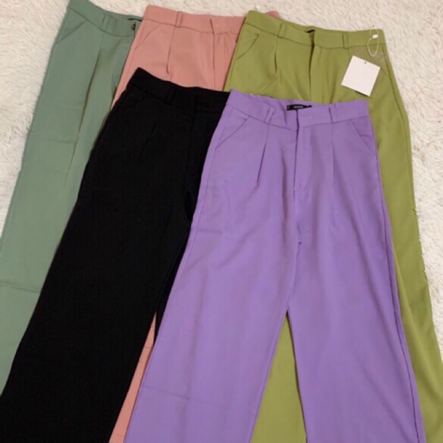 Quần cạp cao đủ màu dài 100cm