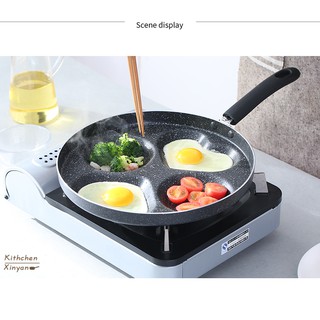 CHẢO ĐÁ 4 KHUÔN KULIN 28CM
