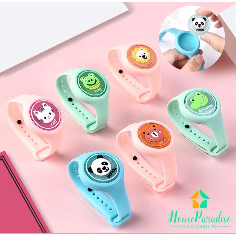 2 Cái!!!Vòng Đeo Tay Đuổi Muỗi Màu Dạ Quang Có Khóa Cài Tiện Dụng Cho Bé