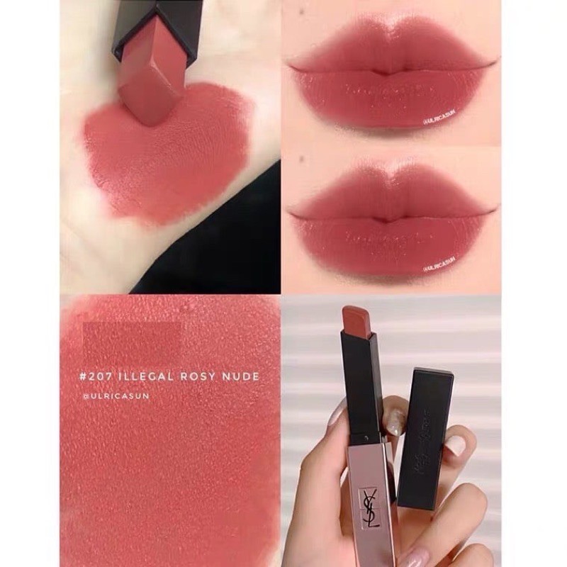 Son YSL The Slim Glow Matte Lipstick  CHUẨN AUTH 100% ĐỦ BILL, HOT SALE
