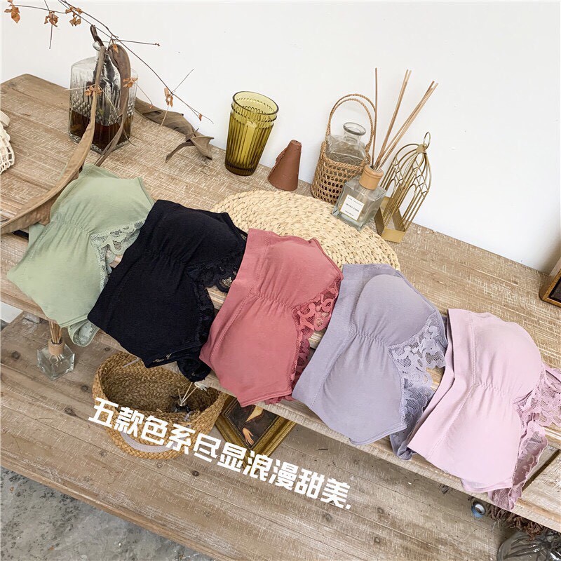 Bra cotton pha ren bản to mẫu mới cực xinh