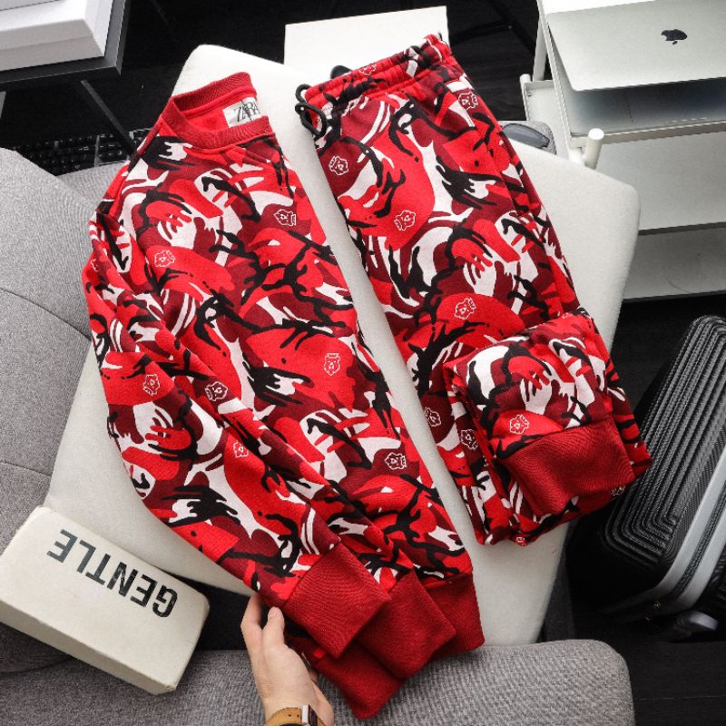 Bộ Nỉ Đôi Unisex Phiên Phản Noel , Bộ Nỉ Thu Đông Cotton , Set Bộ Đông Mặc Nhà - 3bros