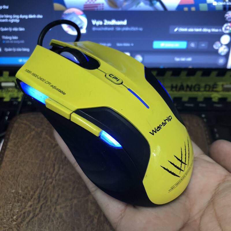 Chuột gaming warship n500