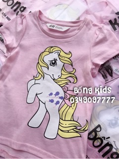 Áo Pull Bé Gái Ngựa Pony Hồng