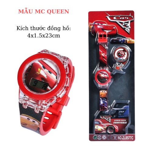 Đồ hồ trẻ em, đồng hồ bé trai người nhện đội chó cứu hộ pawpatrol mcqueen micky nhà HOHO KIDS