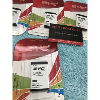 (Free Ship ) PIN SYC 4c/5c - hãng bảo hành 1 năm...Tuyệt vời vô cùng.