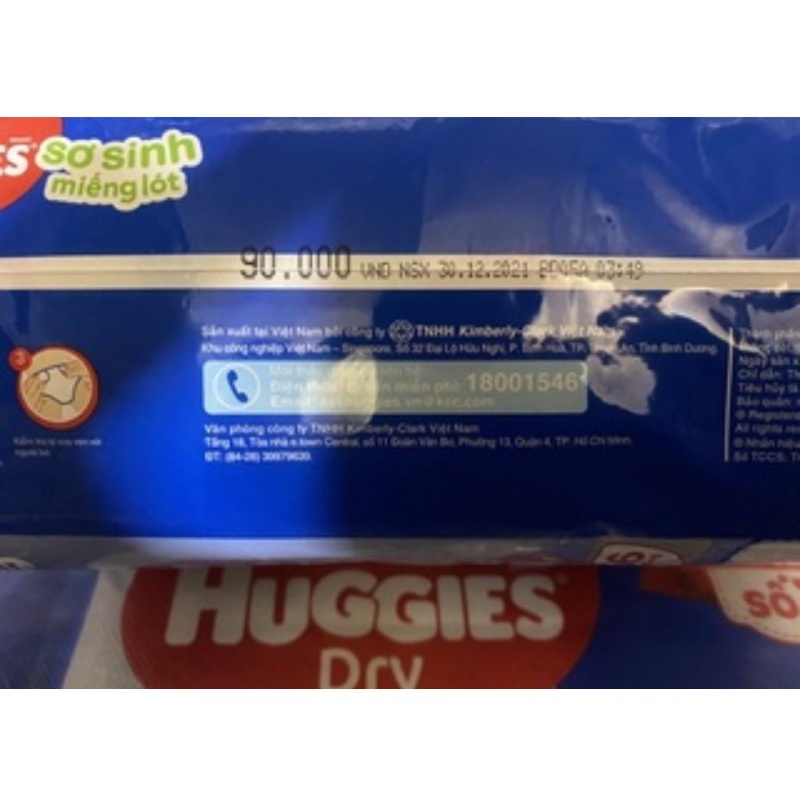 Tã dán bỉm dán Huggies S88 cho trẻ sơ sinh