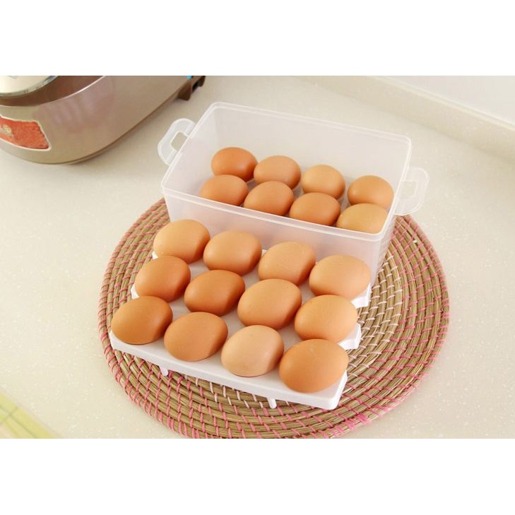 HỘP ĐỰNG TRỨNG 2 TẦNG MỚI