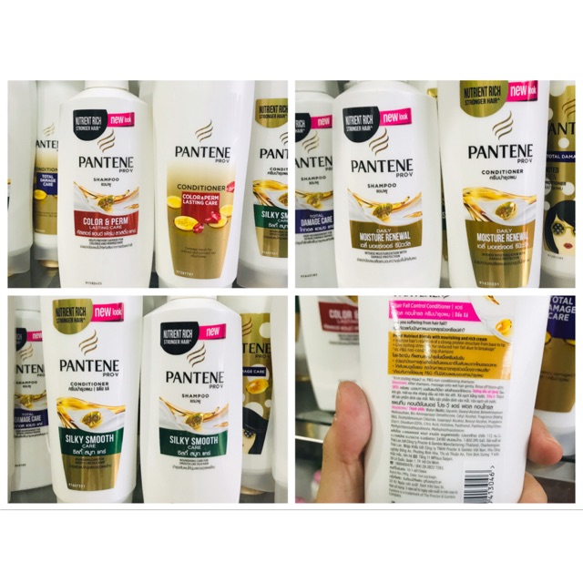 Dầu gội/ xả pantene Thái Lan mẫu 2021 ( hàng chuẩn 100%)