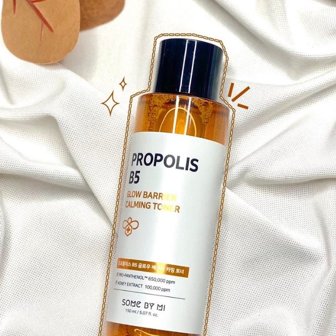 Nước Hoa Hồng Dưỡng Ẩm, Phục Hồi Da Some By Mi Propolis B5 Glow Barrier Calming Toner 150ml