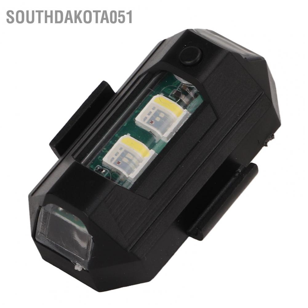 Hàng Sẵn 4 pcs Đèn  LED cảnh báo nhấp nháy 3 màu cho Xe máy ATV đạp【Southdakota051】