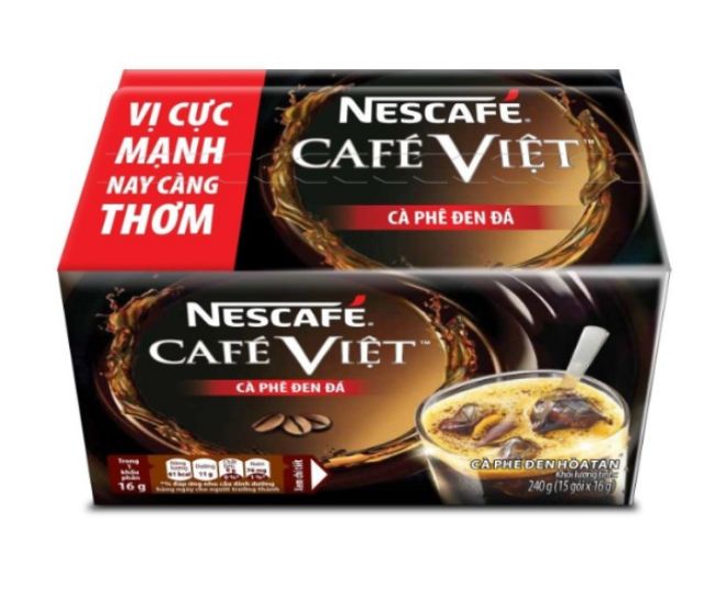 Nescafé Café Việt Cà Phê Đen Đá