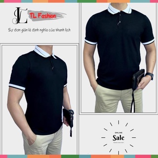 Áo thun nam polo họa tiết vải cotton cá sấu cao cấp phong cách trẻ trung lịch lãm tl fashion