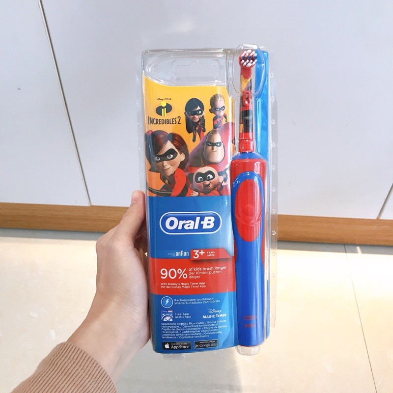 ( có bill )-Bàn chải điện Oral-B cho trẻ từ 3 tuổi=&gt;&gt;Hàng nội địa Đức