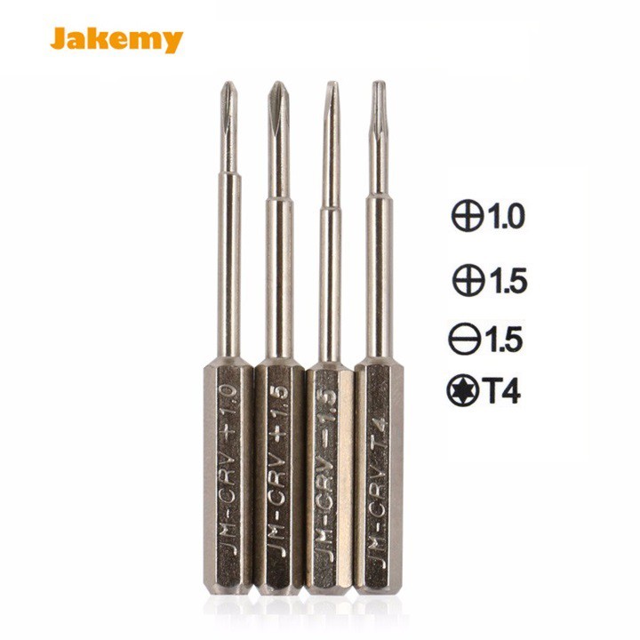 Vít Đa Năng 10in1 Jakemy JM8143 Chất Liệu Hợp Kim 6150CRV Siêu Cứng Đầu Vít Hít Nam Châm