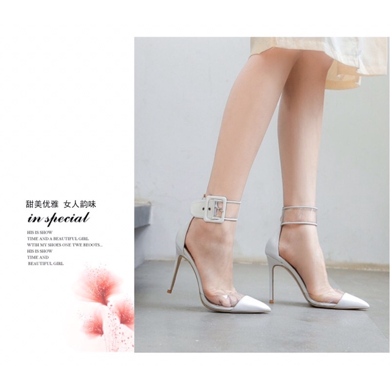 [Free Ship] Giày cao gót sabo mũi nhọn kiểu dáng phối meka sang trọng và trẻ trung shose_fashion13 TT41