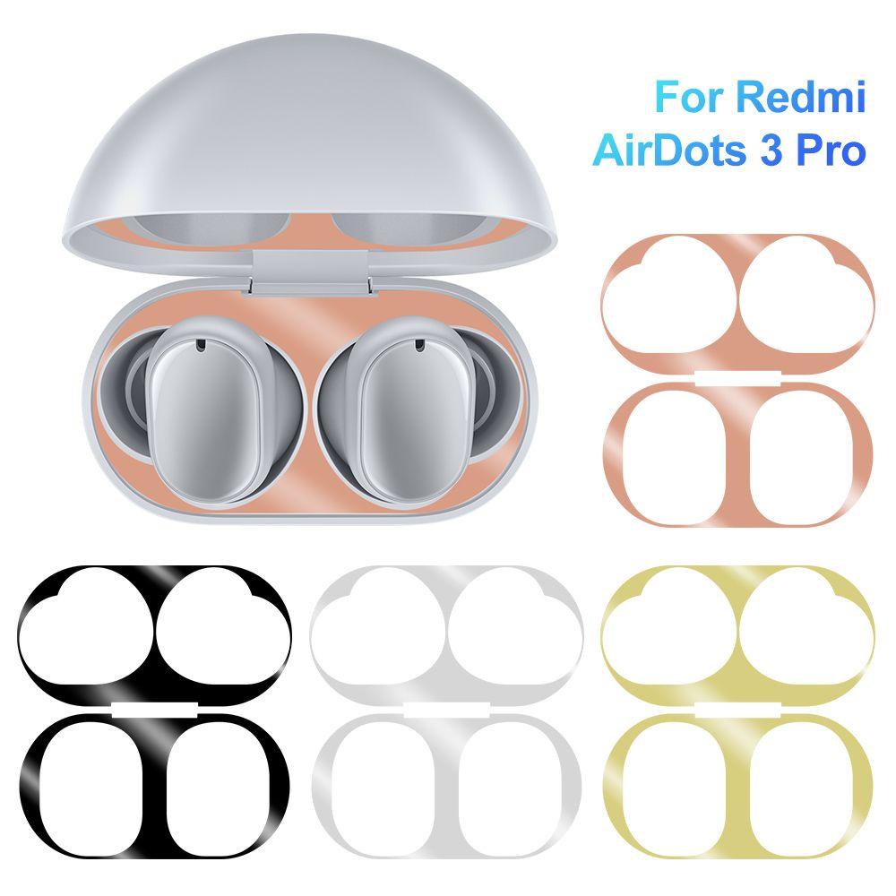 MYRONGVN Miếng Dán Kim Loại Chống Bụi Bẩn Cho Tai Nghe Redmi AirDots 3 Pro