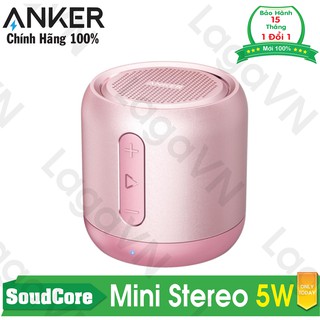 Loa bluetooth ANKER SoundCore Mini Stereo Speaker (Hồng)