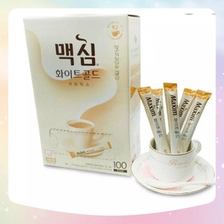 cafe maxim white Gold hàn quốc ( hộp 100 gói)