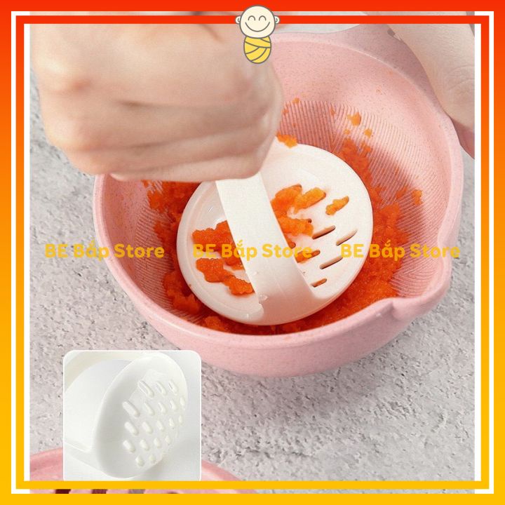 Bộ Dụng Cụ Chế Biến Ăn Dặm Lúa Mạch 10 Chi Tiết Cao Cấp Cho Bé